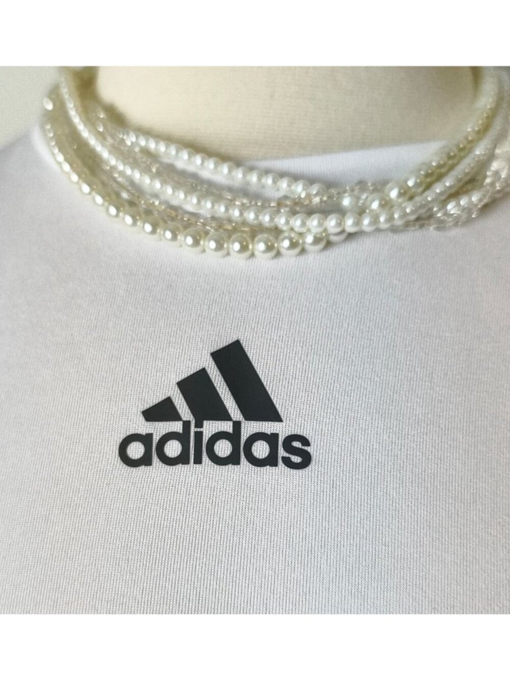 Adidas Womens S Tank Top Twist Front White Chic Sporty Muscle Logo Athlesiure - Picture 2 of 7